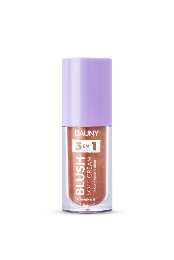 BAUNY BLUSH LIQ SOFT CREAM 3 EM 1 5 G - BOSSY